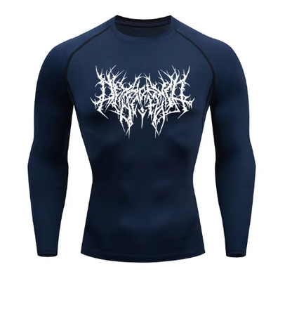 Unlock your ultimate physique with the Shadow Core Compression Rashguard. Engineered for those who embrace the dark gym aesthetic, this premium training shirt combines aggressive style with elite performance.  Why you'll love it: • Ultra-Compression Fit: