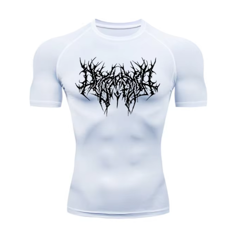 Unlock your ultimate physique with the Shadow Core Compression Rashguard. Engineered for those who embrace the dark gym aesthetic, this premium training shirt combines aggressive style with elite performance.  Why you'll love it: • Ultra-Compression Fit: