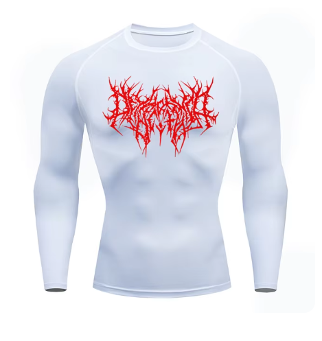 Unlock your ultimate physique with the Shadow Core Compression Rashguard. Engineered for those who embrace the dark gym aesthetic, this premium training shirt combines aggressive style with elite performance.  Why you'll love it: • Ultra-Compression Fit: