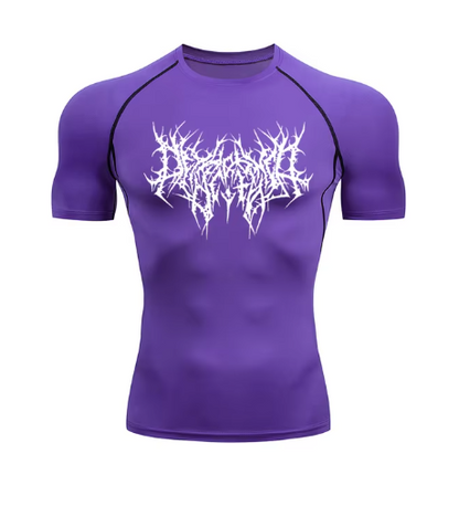 Unlock your ultimate physique with the Shadow Core Compression Rashguard. Engineered for those who embrace the dark gym aesthetic, this premium training shirt combines aggressive style with elite performance.  Why you'll love it: • Ultra-Compression Fit: