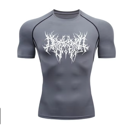 Unlock your ultimate physique with the Shadow Core Compression Rashguard. Engineered for those who embrace the dark gym aesthetic, this premium training shirt combines aggressive style with elite performance.  Why you'll love it: • Ultra-Compression Fit: