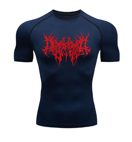 Unlock your ultimate physique with the Shadow Core Compression Rashguard. Engineered for those who embrace the dark gym aesthetic, this premium training shirt combines aggressive style with elite performance.  Why you'll love it: • Ultra-Compression Fit: