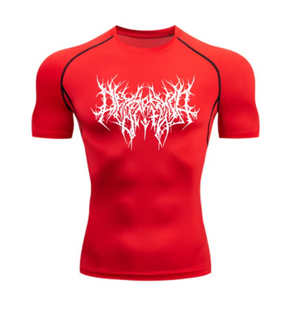 Unlock your ultimate physique with the Shadow Core Compression Rashguard. Engineered for those who embrace the dark gym aesthetic, this premium training shirt combines aggressive style with elite performance.  Why you'll love it: • Ultra-Compression Fit: