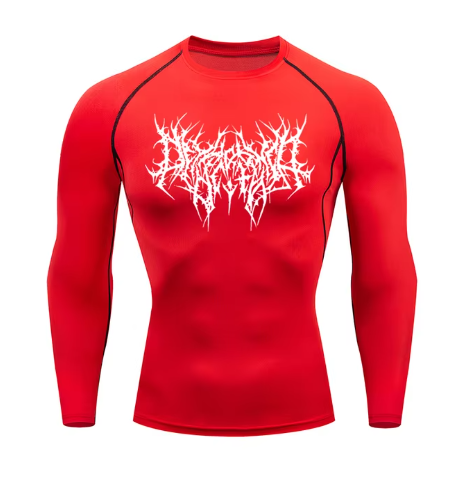 Unlock your ultimate physique with the Shadow Core Compression Rashguard. Engineered for those who embrace the dark gym aesthetic, this premium training shirt combines aggressive style with elite performance.  Why you'll love it: • Ultra-Compression Fit: